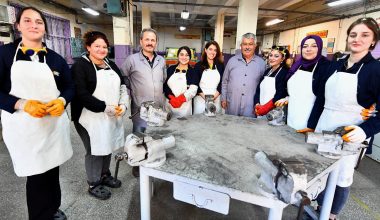 Kadın Kaynakçılar İş Başında