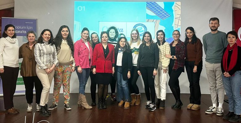 Kadınlara Canva Eğitimi Verildi