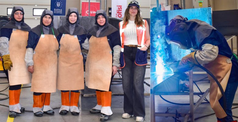 Eğitim Alan Kadınlar Kaynak Ustası Olacak