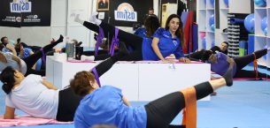 Kadınlar Spor Kurslarına Yoğun İlgi Gösterdi